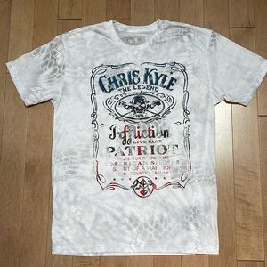 Affliction Live Fast Chris Kyle Men’s T-shirt Sz XL